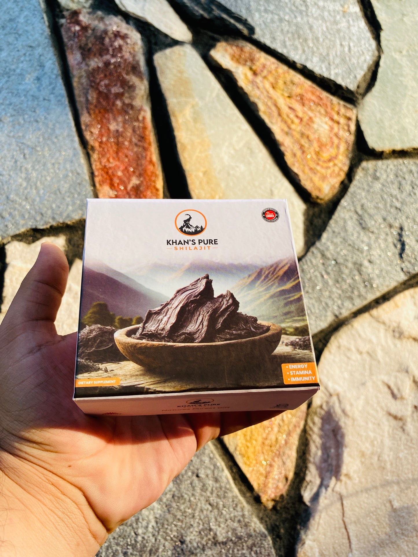 Khans Pure Shilajit 25g – Your Natural Boost for Energy, Immunity, and Wellness.